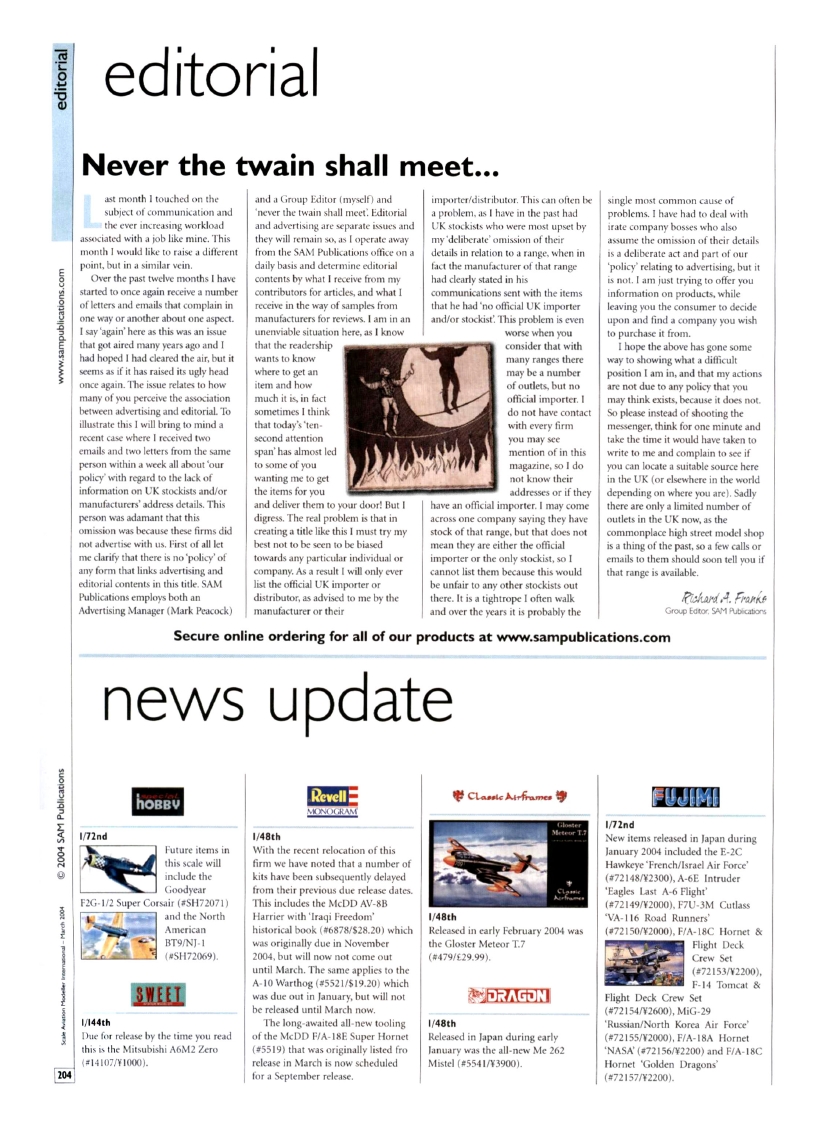 Scale Aviation Modeller International 2004-03